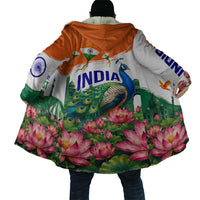 India 80th Independence Day Cloak India Gate Peacock Lotus Heritage Landmarks