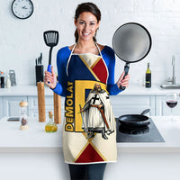 Jacques De Molay Apron Crusader Knight Retro Virtues Seven Precepts