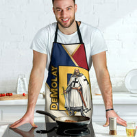 Jacques De Molay Apron Crusader Knight Retro Virtues Seven Precepts