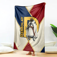Jacques De Molay Blanket Crusader Knight Retro Virtues Seven Precepts