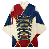 Jacques De Molay Kimono Crusader Knight Retro Virtues Seven Precepts