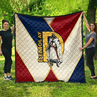 Jacques De Molay Quilt Crusader Knight Retro Virtues Seven Precepts