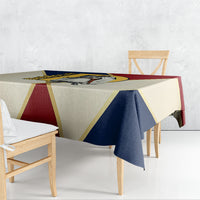Jacques De Molay Tablecloth Crusader Knight Retro Virtues Seven Precepts