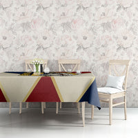 Jacques De Molay Tablecloth Crusader Knight Retro Virtues Seven Precepts