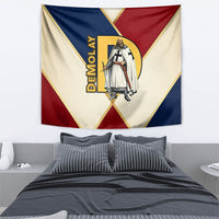 Jacques De Molay Tapestry Crusader Knight Retro Virtues Seven Precepts
