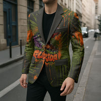Florida Alligator Airboat Blazer Everglade Swamp Life Graffiti Splatter Artwork