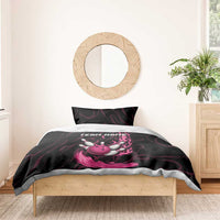 Pink Flaming Bowling Ball and Pins Bedding Set with Lightning Effect Graphic Design - Wonder Print Shop