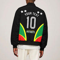 Personalized St Kitts And Nevis Patriots Cricket Bomber Jacket Dynamic Player Celebration Team Pride