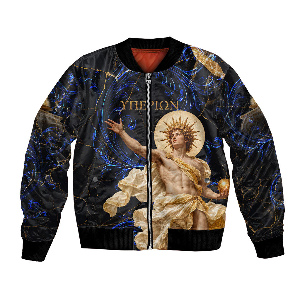 Hyperion Eastern Pillar Of Heaven Bomber Jacket Classic Greek Mythology Titan Heavenly Celestial Astronomy Art Graphic