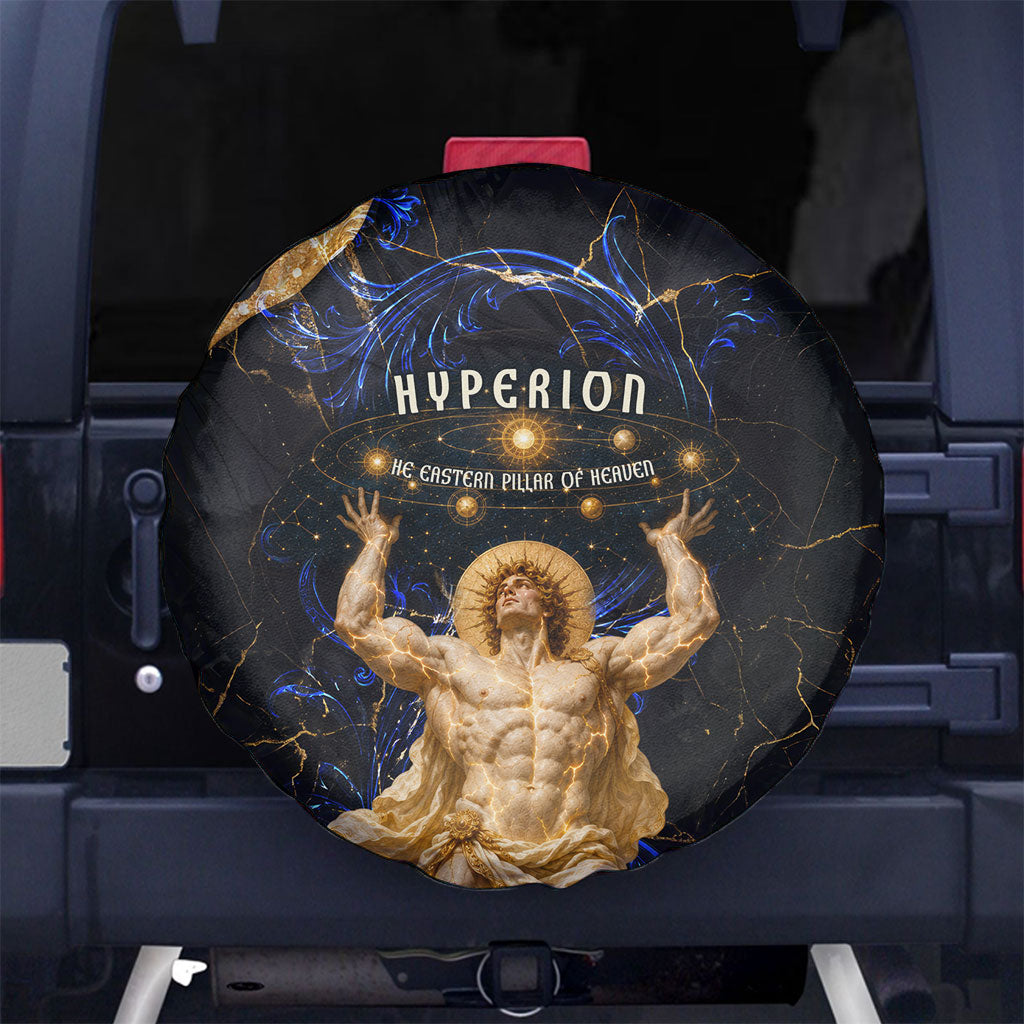 Hyperion Eastern Pillar Of Heaven Spare Tire Cover Classic Greek Mythology Titan Heavenly Celestial Astronomy Art Graphic