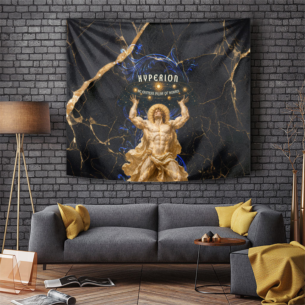 Hyperion Eastern Pillar Of Heaven Tapestry Classic Greek Mythology Titan Heavenly Celestial Astronomy Art Graphic