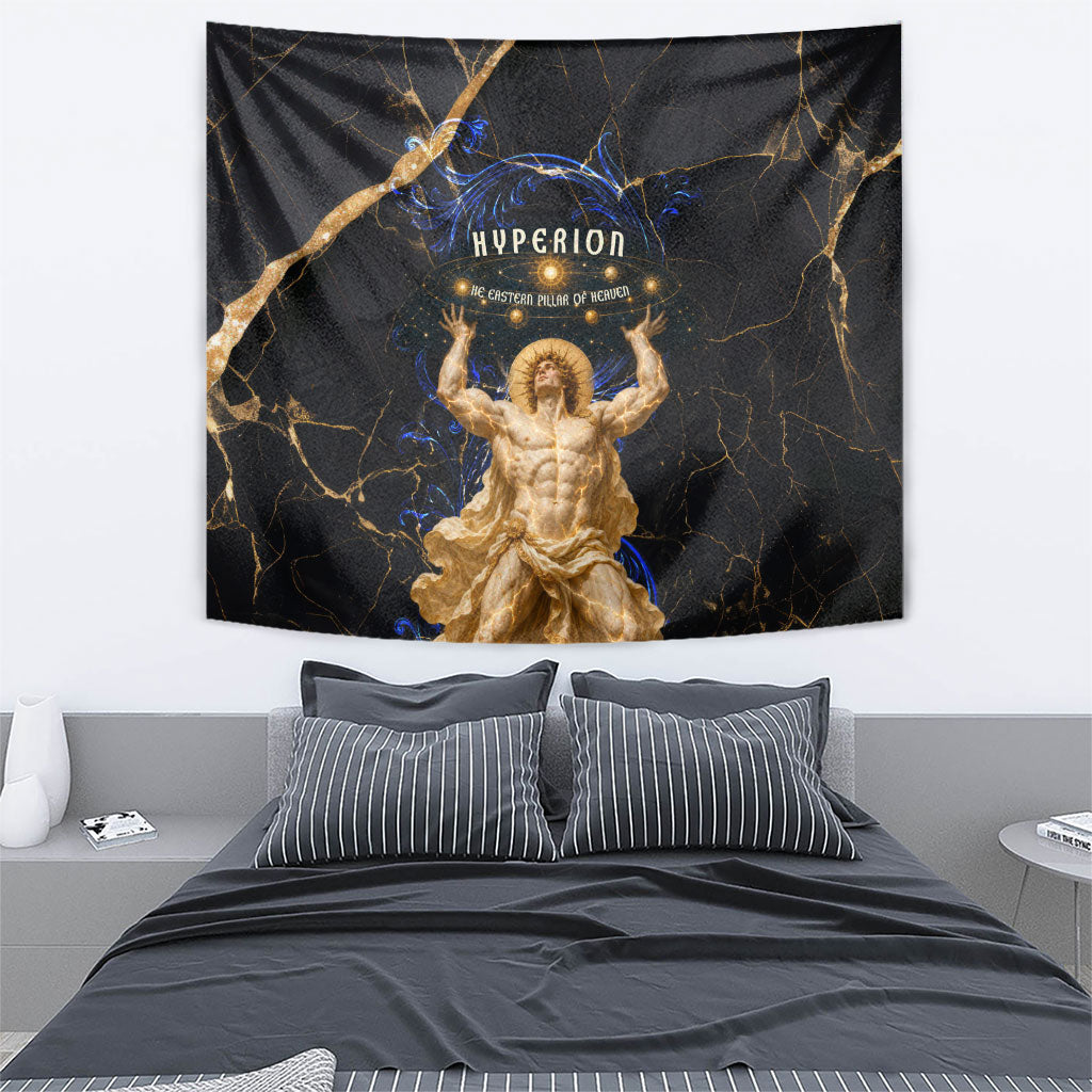 Hyperion Eastern Pillar Of Heaven Tapestry Classic Greek Mythology Titan Heavenly Celestial Astronomy Art Graphic