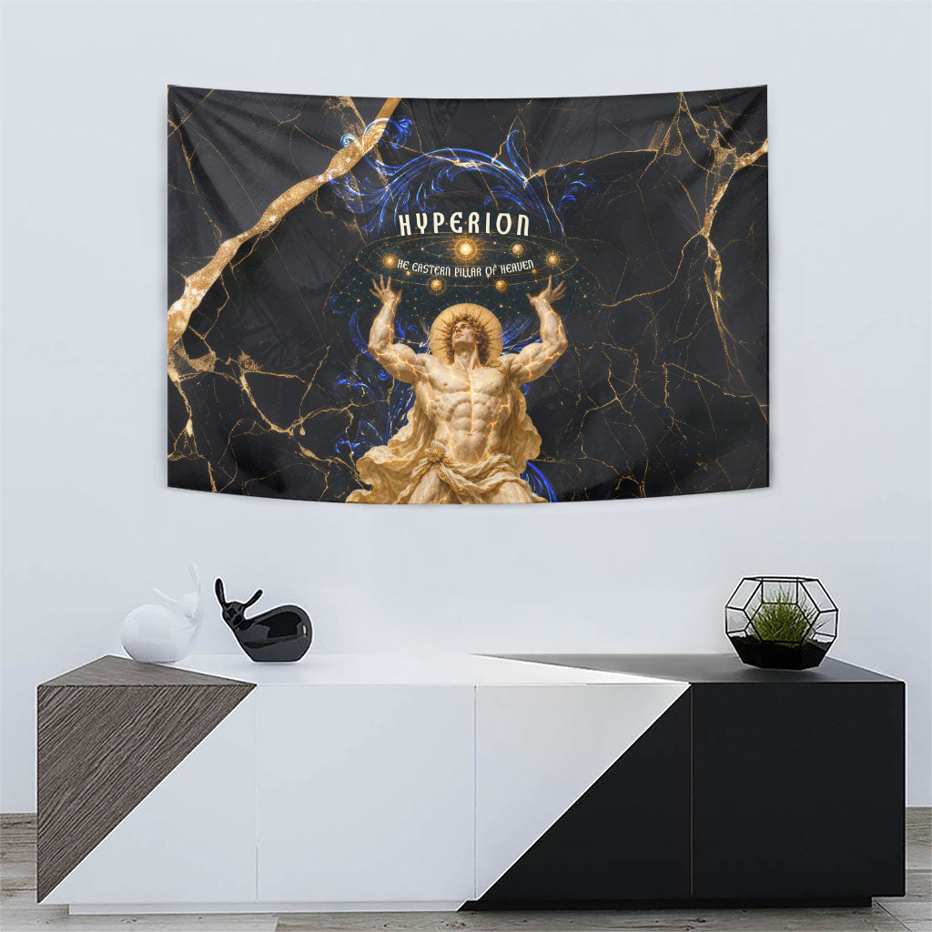 Hyperion Eastern Pillar Of Heaven Tapestry Classic Greek Mythology Titan Heavenly Celestial Astronomy Art Graphic