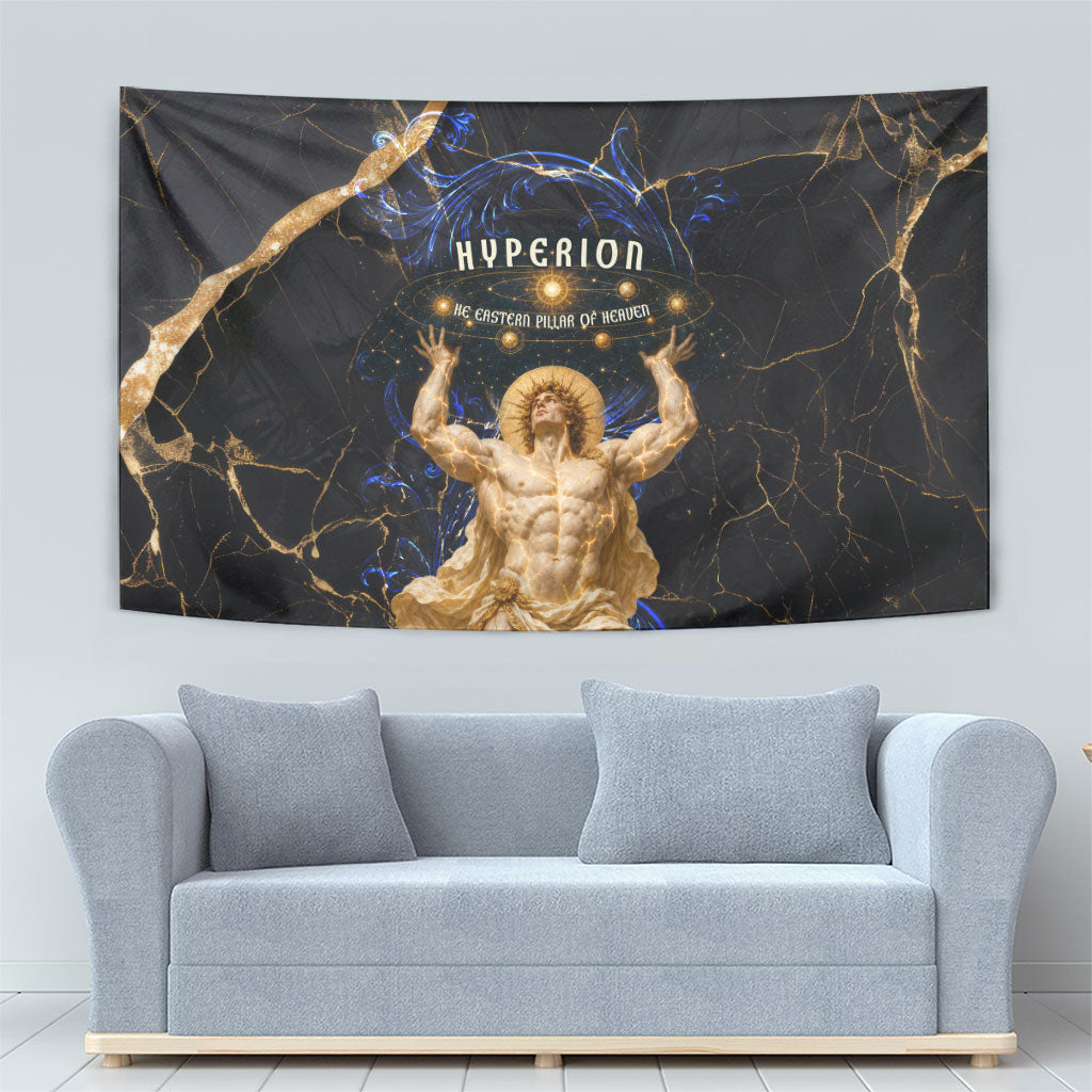 Hyperion Eastern Pillar Of Heaven Tapestry Classic Greek Mythology Titan Heavenly Celestial Astronomy Art Graphic