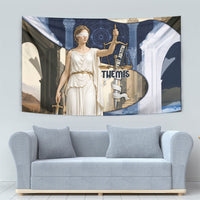 Themis Lady Justice Tapestry Greek Mythology Blindfold Scales Statue Classic Art Style
