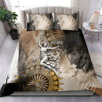 Themis Lady Justice Bedding Set Greek Goddess Statue Antique Marble Classic Mythology