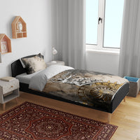 Themis Lady Justice Bedding Set Greek Goddess Statue Antique Marble Classic Mythology