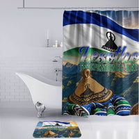 Lesotho Independence Day Bathroom Set Basotho Hat Flag And Cultural Heritage