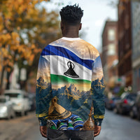 Lesotho Independence Day Long Sleeve Shirt Basotho Hat Flag And Cultural Heritage