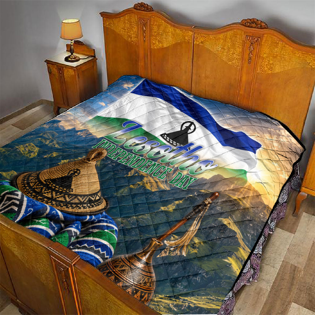 Lesotho Independence Day Quilt Basotho Hat Flag And Cultural Heritage