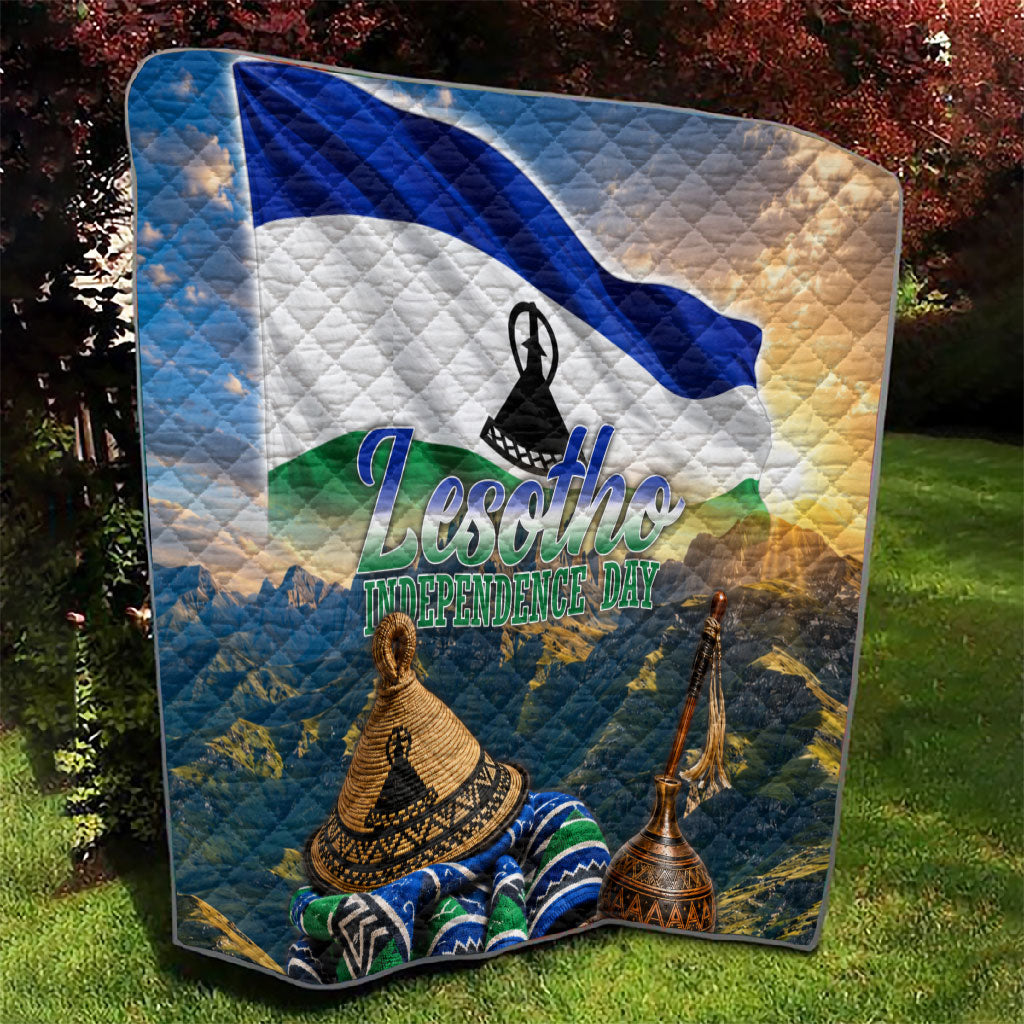 Lesotho Independence Day Quilt Basotho Hat Flag And Cultural Heritage