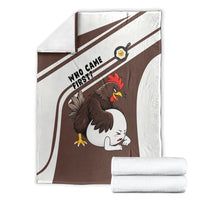 Hen And Egg World Egg Day Blanket Who Came First Cute Cartoon Hen And Egg