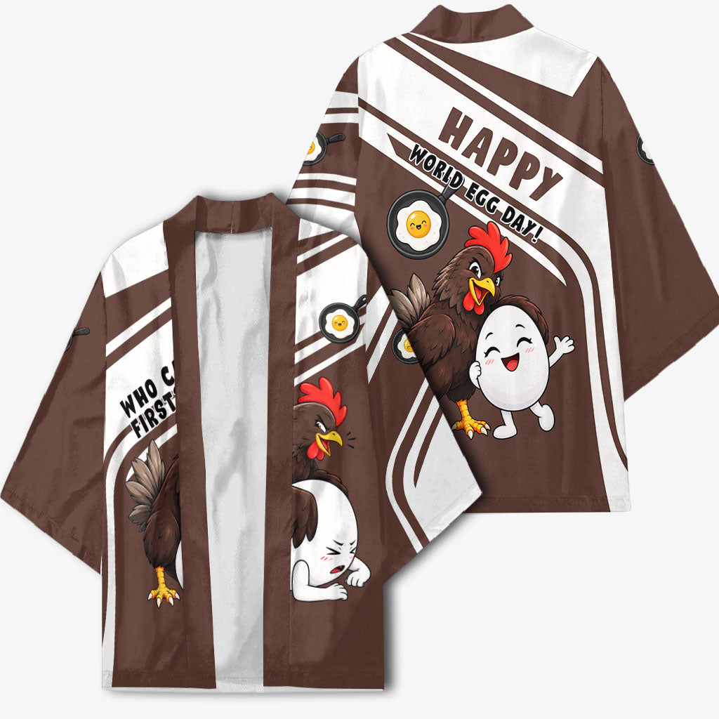 Hen And Egg World Egg Day Kimono Who Came First Cute Cartoon Hen And Egg