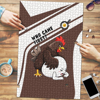Hen And Egg World Egg Day Puzzle Who Came First Cute Cartoon Hen And Egg