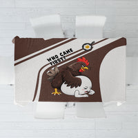 Hen And Egg World Egg Day Tablecloth Who Came First Cute Cartoon Hen And Egg