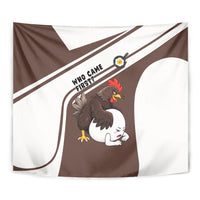 Hen And Egg World Egg Day Tapestry Who Came First Cute Cartoon Hen And Egg