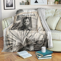 James Baldwin Truth Has A Voice Blanket Vintage Newspaper Collage Book Writer