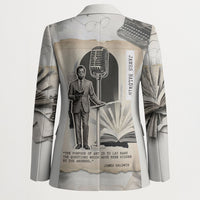 James Baldwin Truth Has A Voice Blazer Vintage Newspaper Collage Book Writer