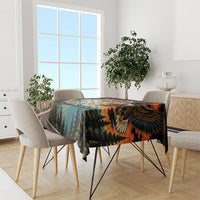 50th Birthday 1976 Tablecloth Not Older Just Vintage Retro Sunset Mountain
