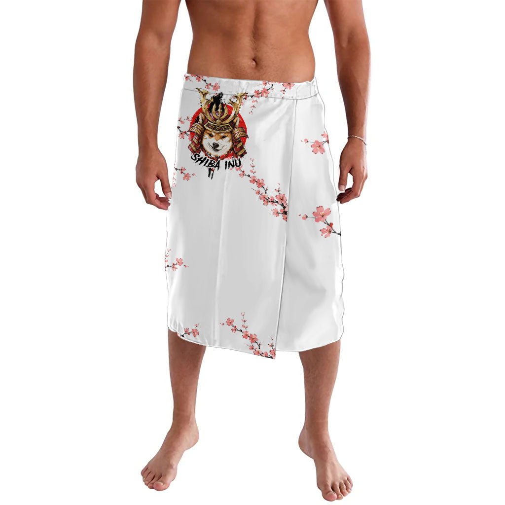 Shiba Inu Samurai Lavalava Japanese Cherry Blossom Warrior Dog Art