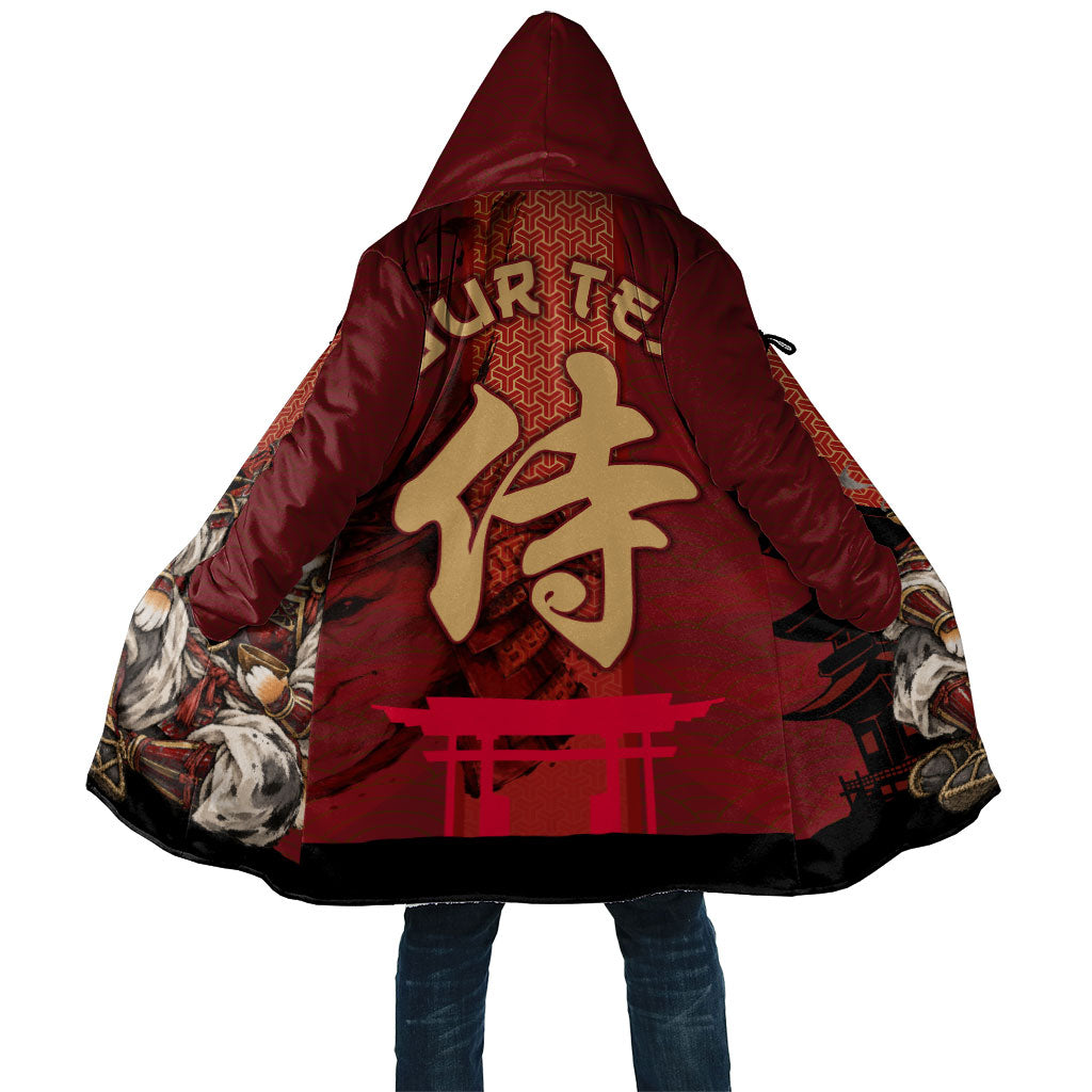 Personalized Shiba Inu Samurai Cloak Japanese Warrior Dog Torii Gate Art