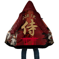 Personalized Shiba Inu Samurai Cloak Japanese Warrior Dog Torii Gate Art