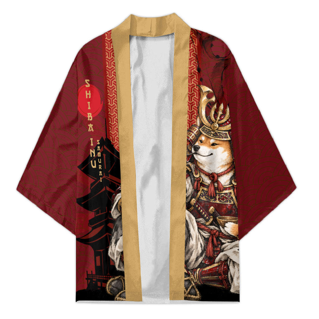Personalized Shiba Inu Samurai Kimono Japanese Warrior Dog Torii Gate Art