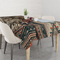 Native American Chief Eagle Tablecloth Southwestern Tribal Geometric Bison Skull Art