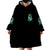 I'm Never Alone Skull Reaper Wearable Blanket Hoodie - Wonder Print Shop