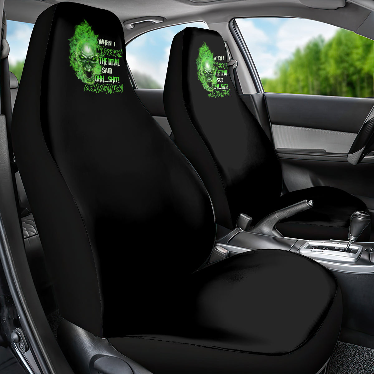 when-i-was-born-skull-car-seat-cover