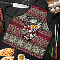 Skeleton Candy Cane Christmas Apron Xmas Holiday Patterns - Wonder Print Shop