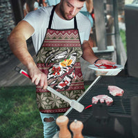 Skeleton Candy Cane Christmas Apron Xmas Holiday Patterns - Wonder Print Shop