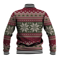 Skeleton Candy Cane Christmas Baseball Jacket Xmas Holiday Patterns - Wonder Print Shop
