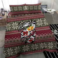 Skeleton Candy Cane Christmas Bedding Set Xmas Holiday Patterns - Wonder Print Shop