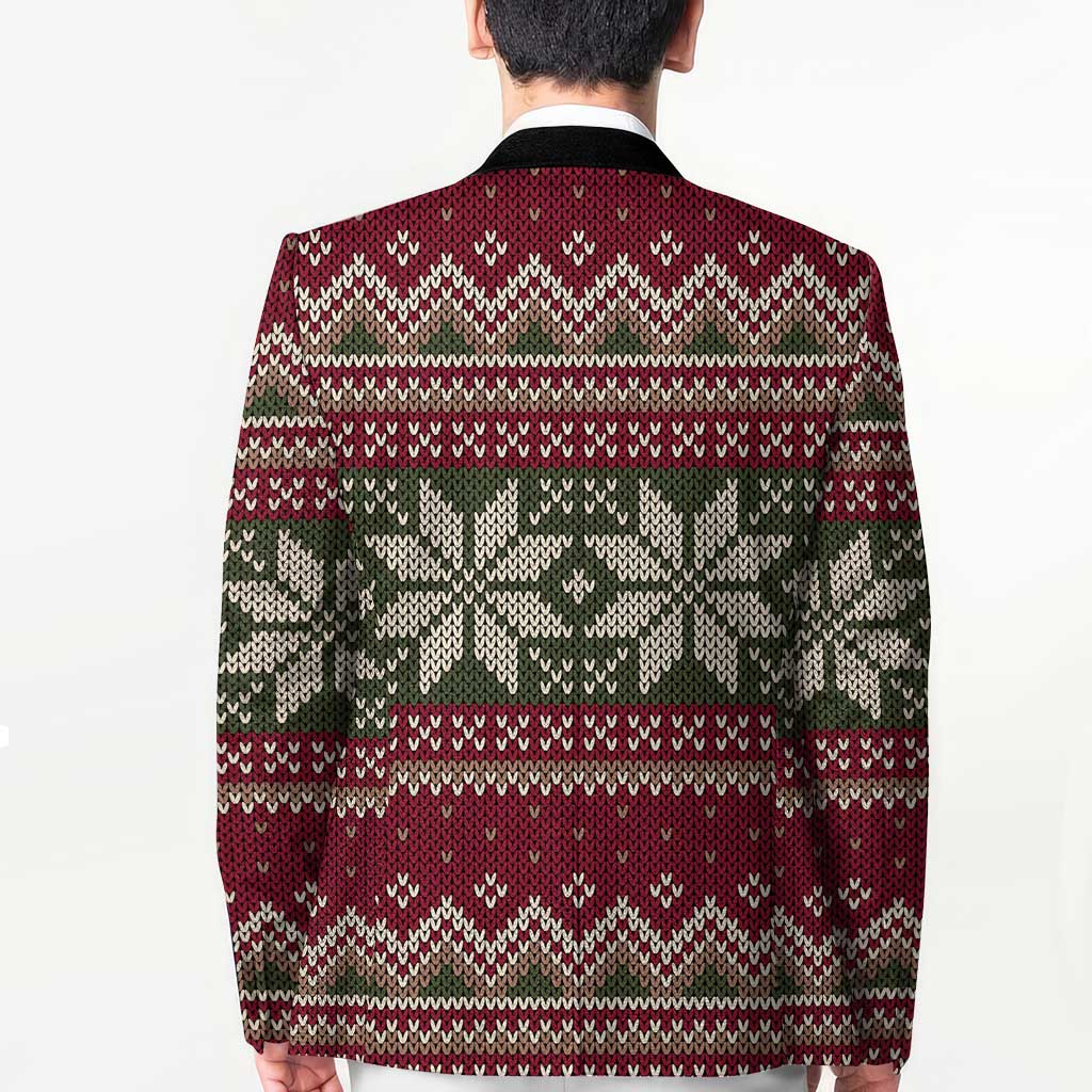 Skeleton Candy Cane Christmas Blazer Xmas Holiday Patterns - Wonder Print Shop