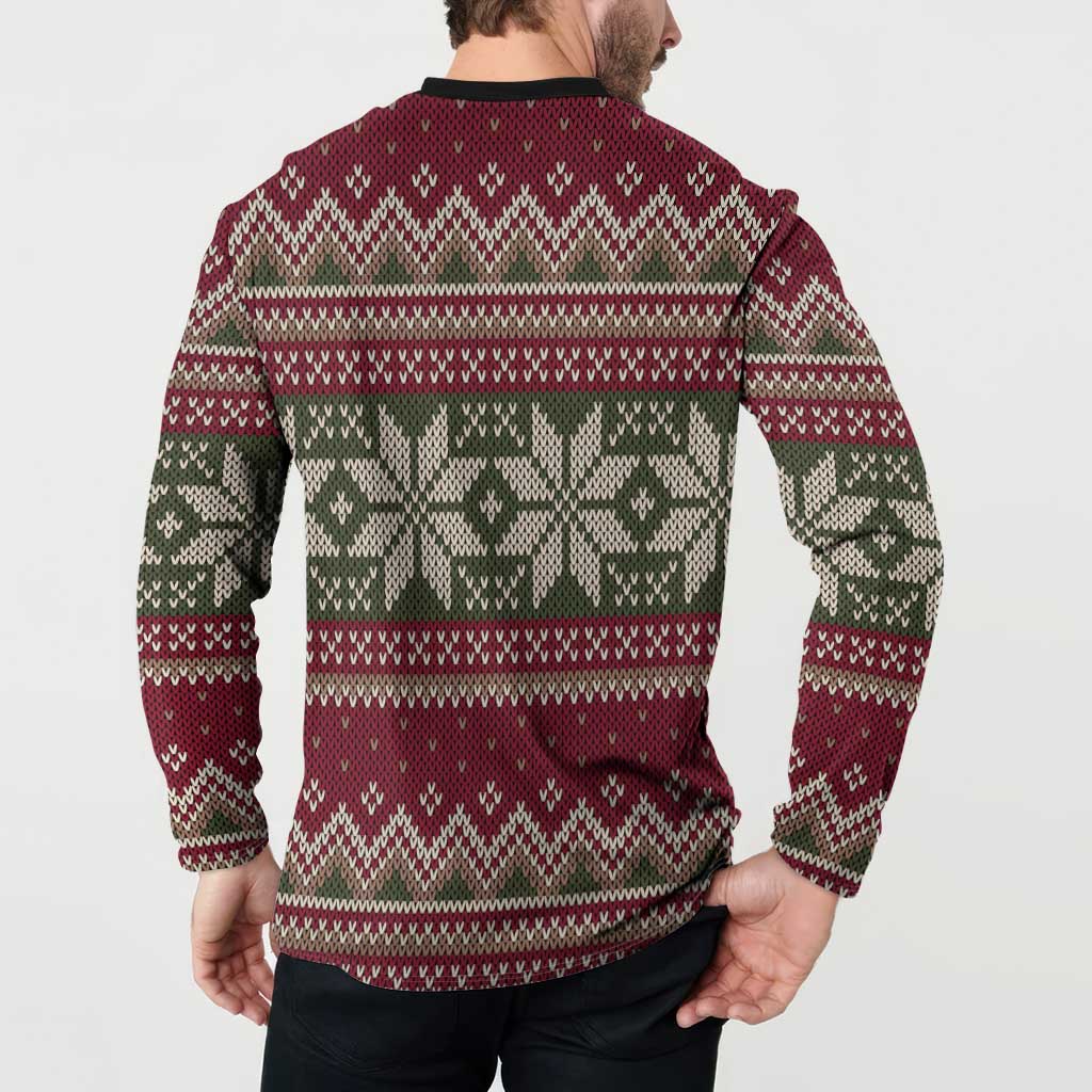 Skeleton Candy Cane Christmas Button Sweatshirt Xmas Holiday Patterns - Wonder Print Shop