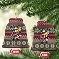 Skeleton Candy Cane Christmas Ceramic Ornament Xmas Holiday Patterns - Wonder Print Shop