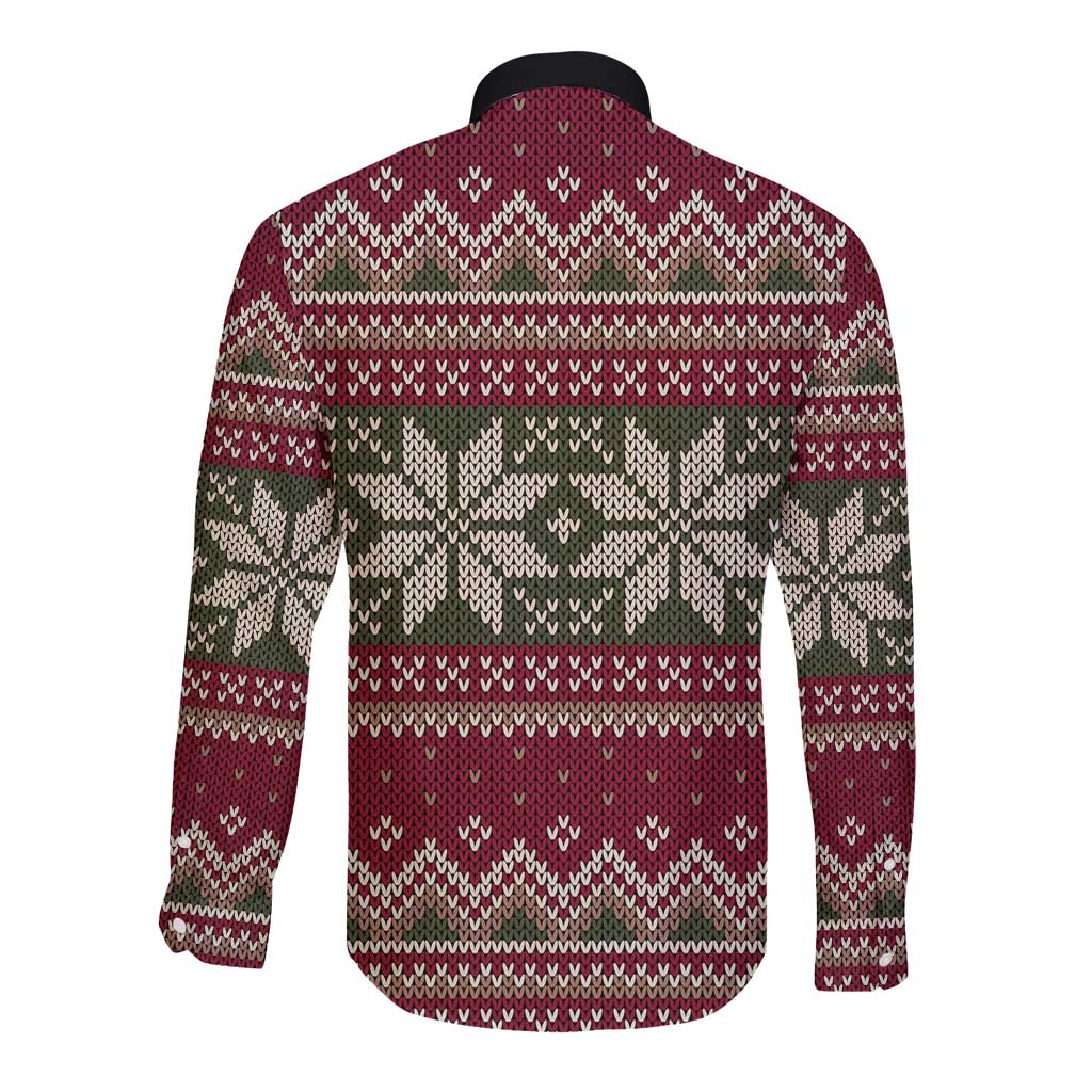 Skeleton Candy Cane Christmas Long Sleeve Button Shirt Xmas Holiday Patterns - Wonder Print Shop
