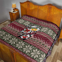 Skeleton Candy Cane Christmas Quilt Xmas Holiday Patterns - Wonder Print Shop