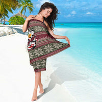 Skeleton Candy Cane Christmas Sarong Xmas Holiday Patterns - Wonder Print Shop